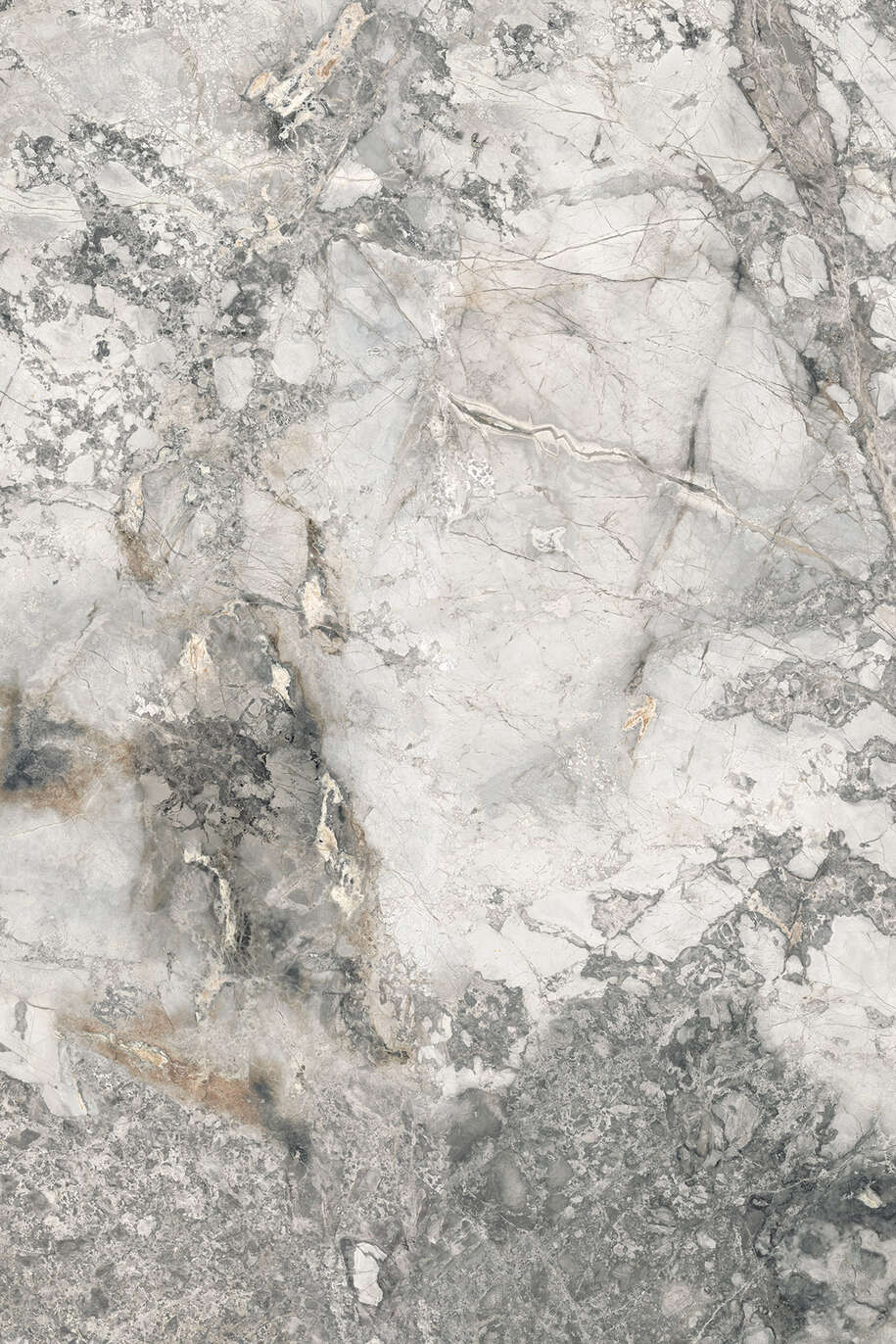 K552 White Iceberg Marble SU worktop HPL sample with a unique iceberg-like pattern.