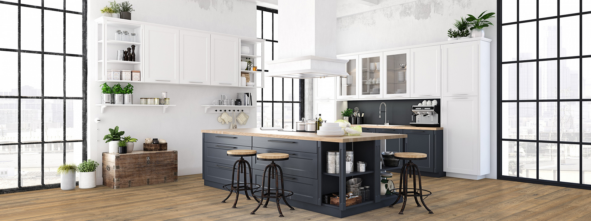 R076 5+1 SPC flooring - the perfect choice - original - quality. It imitates oak wood with darker shades.