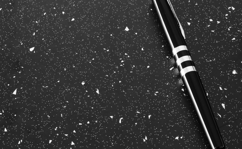 Another close-up of the K218 Black Andromeda GM, providing a different angle to appreciate the product's high-quality construction and unique texture.
