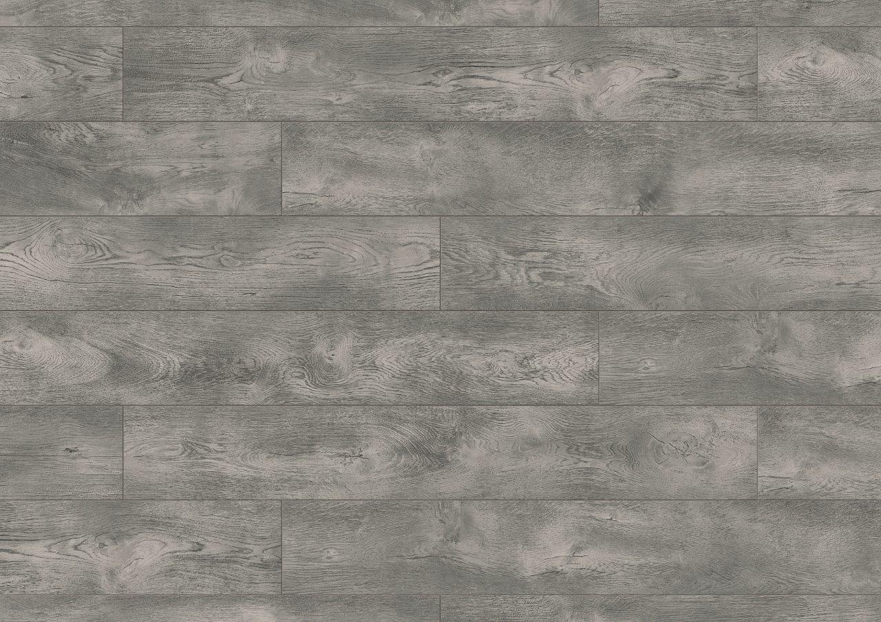 Top view of K407 Ashenwood Oak laminate flooring with ash-brown tones and fine wood grain from Super Natural Classic® collection
