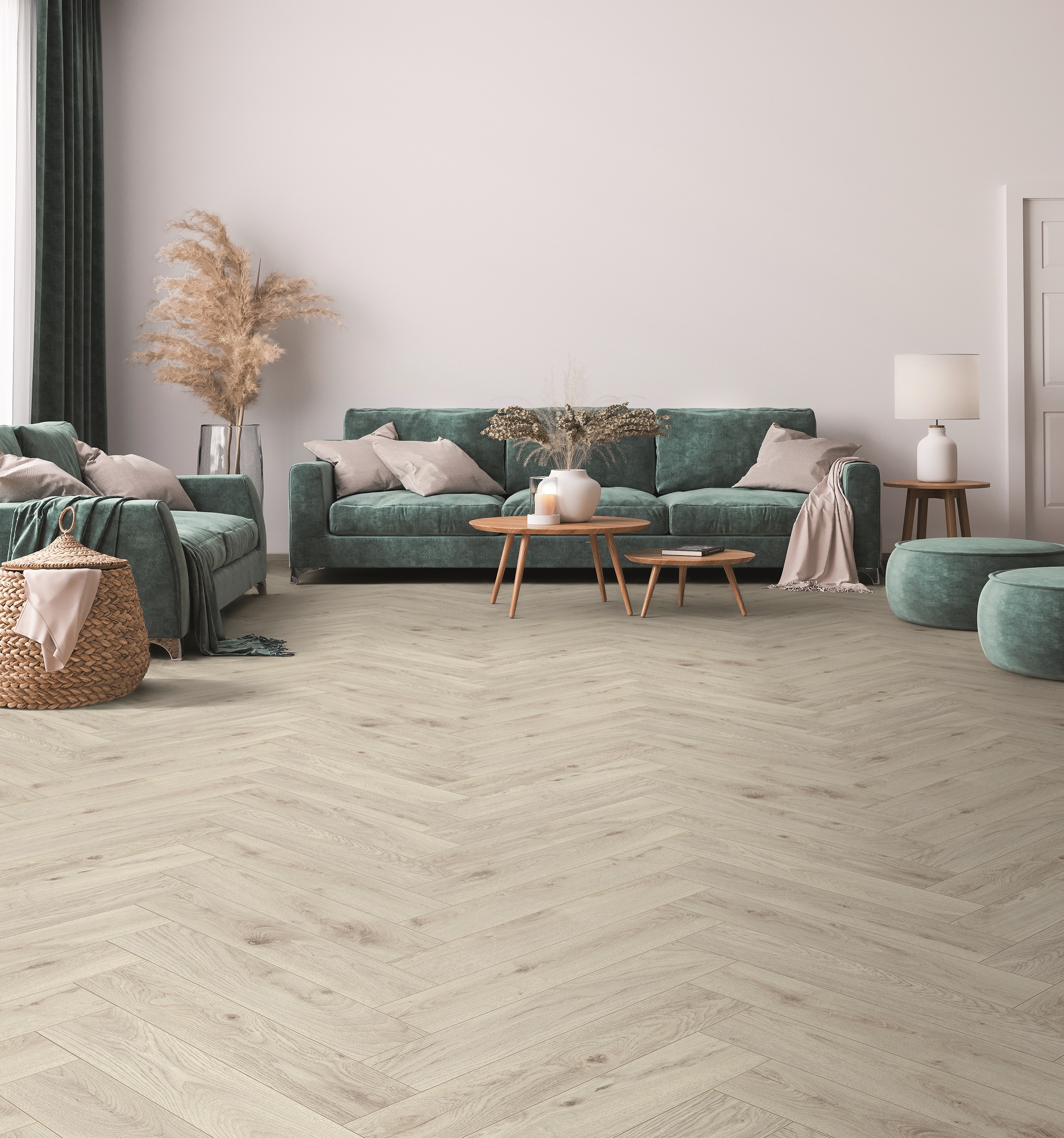 Room featuring the natural beauty of 5953 Chantilly Oak  from the Herringbone collection, creating a warm and inviting atmosphere.