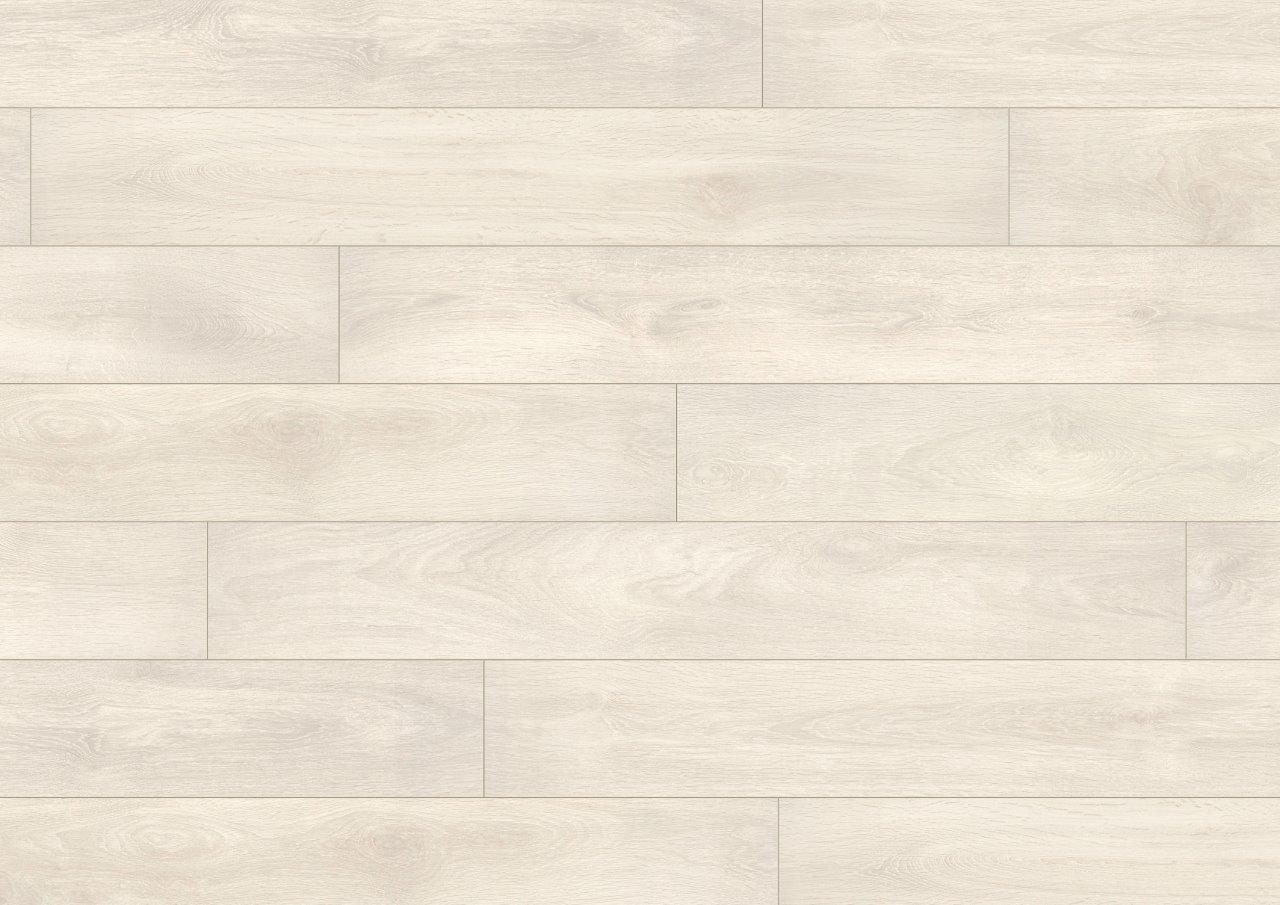 Close-up of 8630 Aspen Oak laminate flooring with light oak tones and detailed wood grain from Super Natural Classic® collection