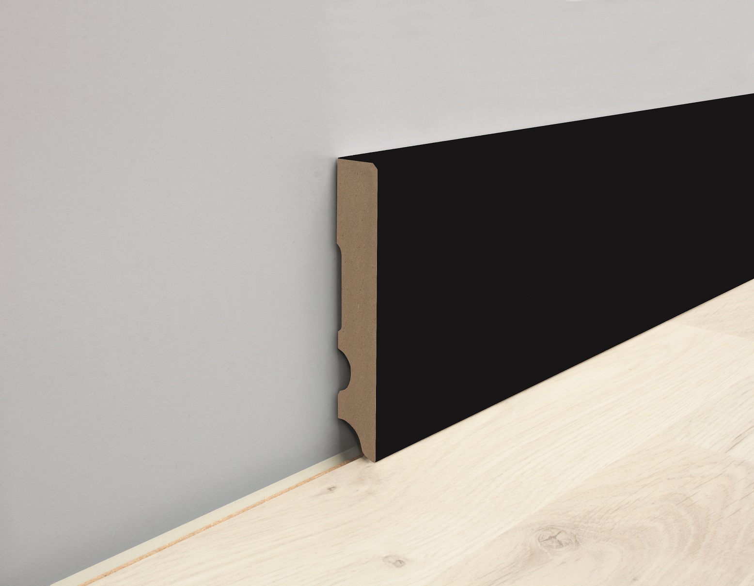 7018 Black MDF Skirting Board 100 mm