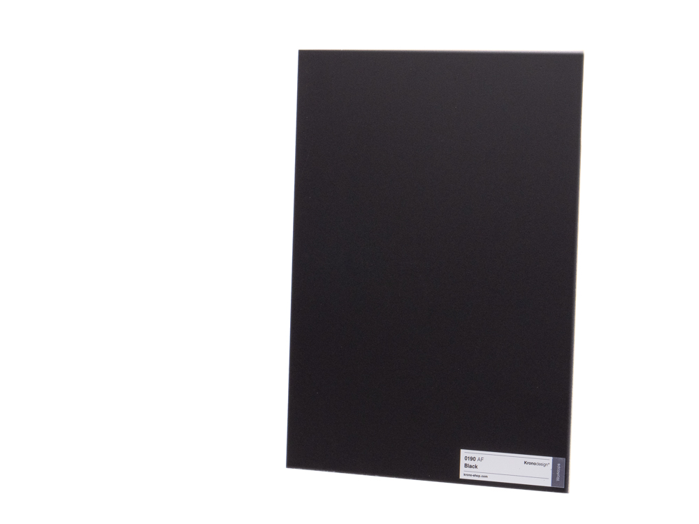 Close-up image showcasing the 0190 Black AF product, with emphasis on its dark, high-quality design.