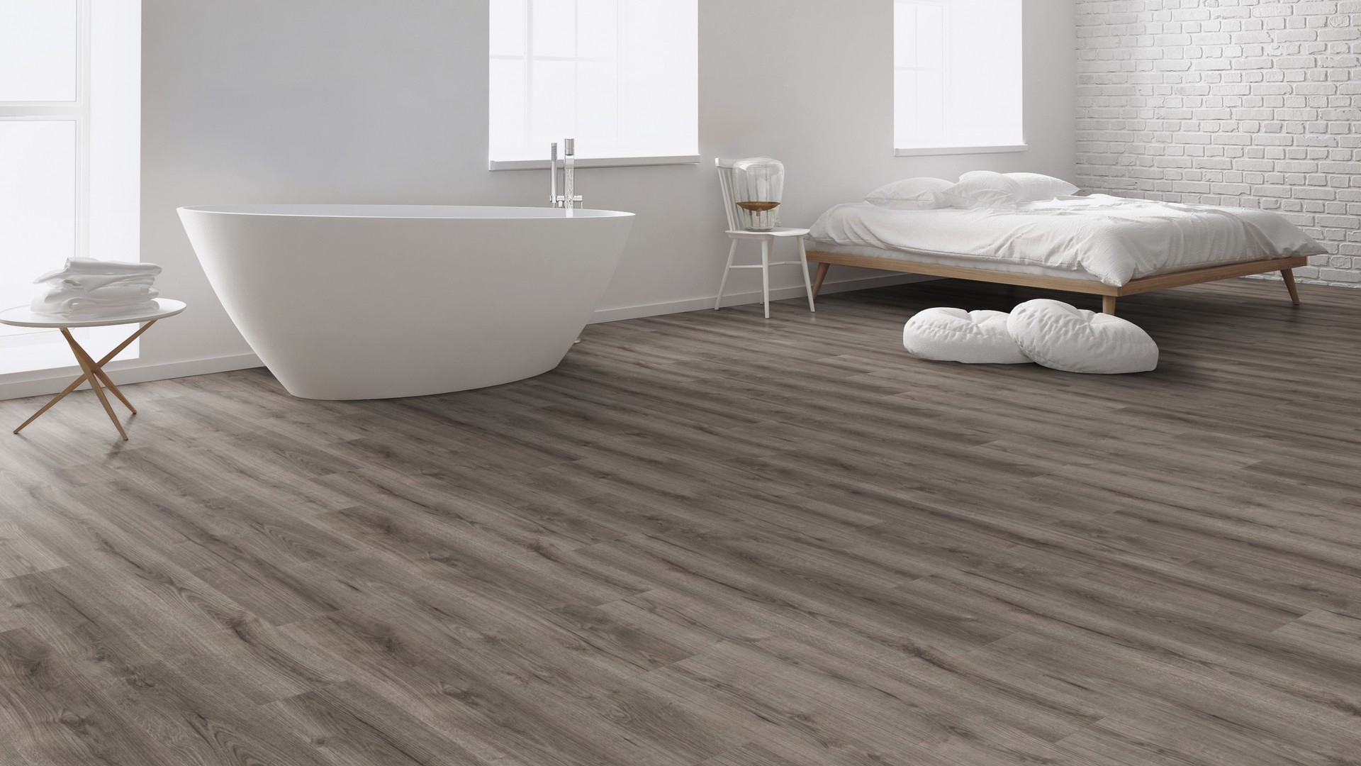 With its natural surface texture, the floorings in the AQUA PRO Natural Touch collection is more authentic than most other flooring designs. 