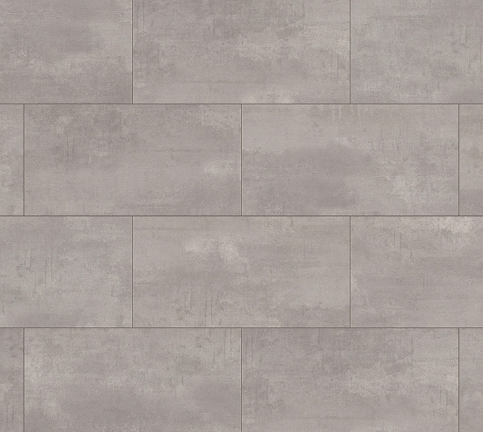 Top-down close-up of 4375 Pearl Grey Oxide laminate flooring – stone-look tile design in elegant pearl grey finish