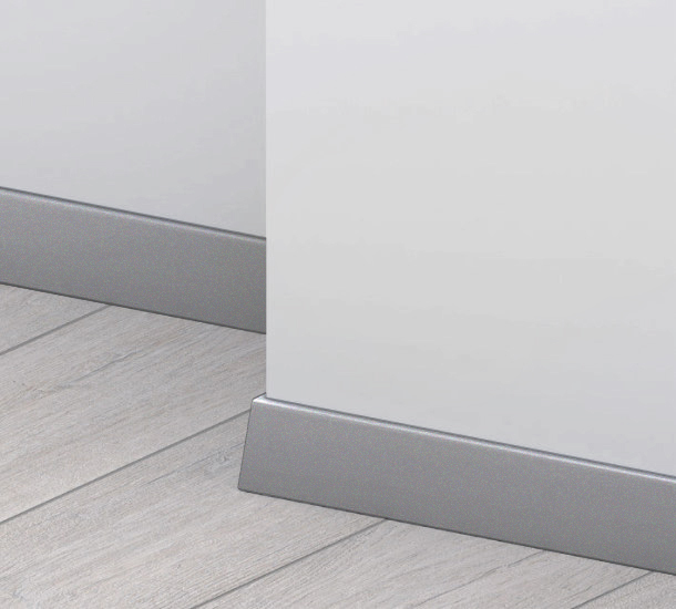 9071 Silver MDF Skirting Board K58C