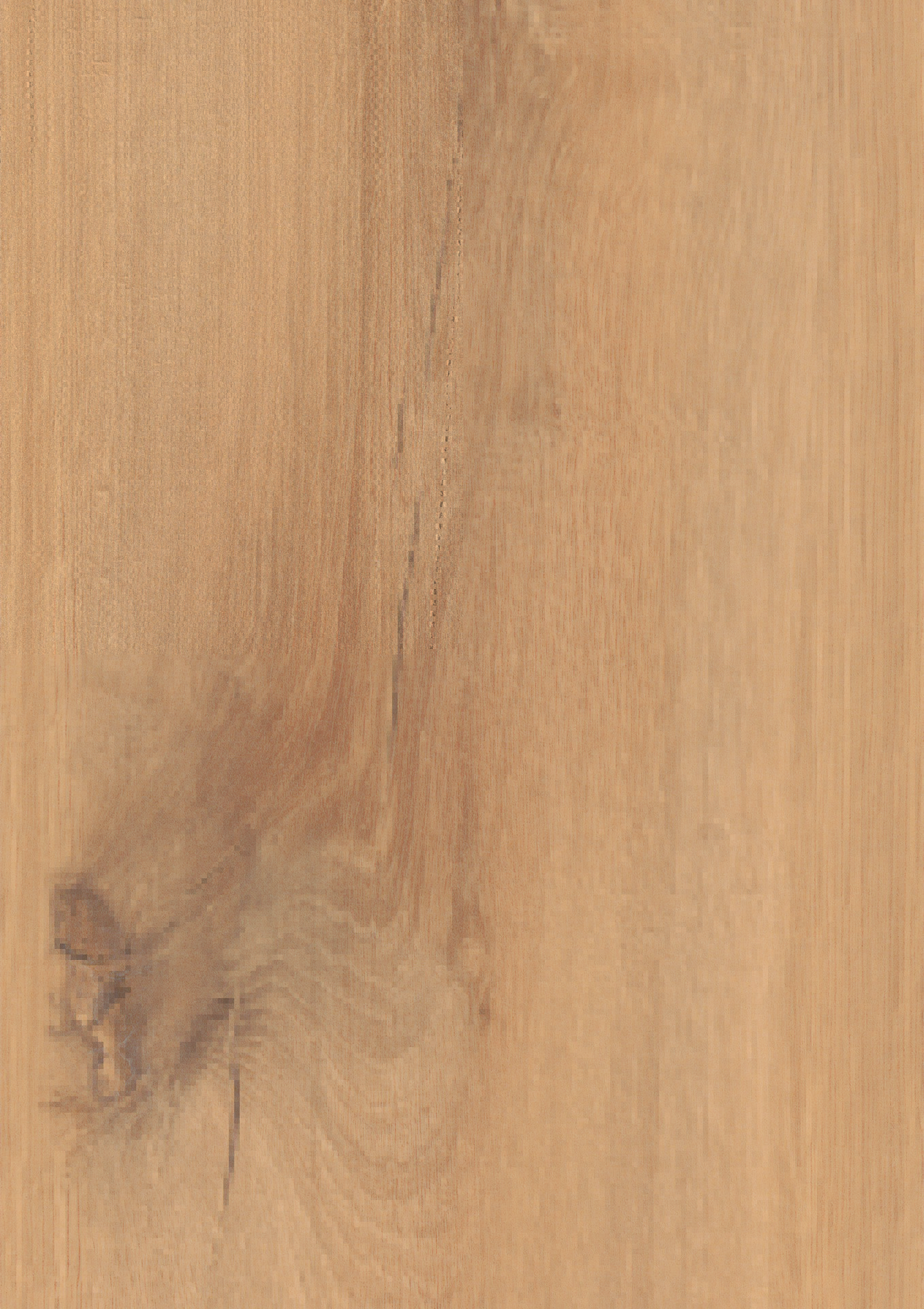Close-up of Golden Vista Oak MO.RE! laminate flooring, highlighting detailed wood grain patterns and textures.