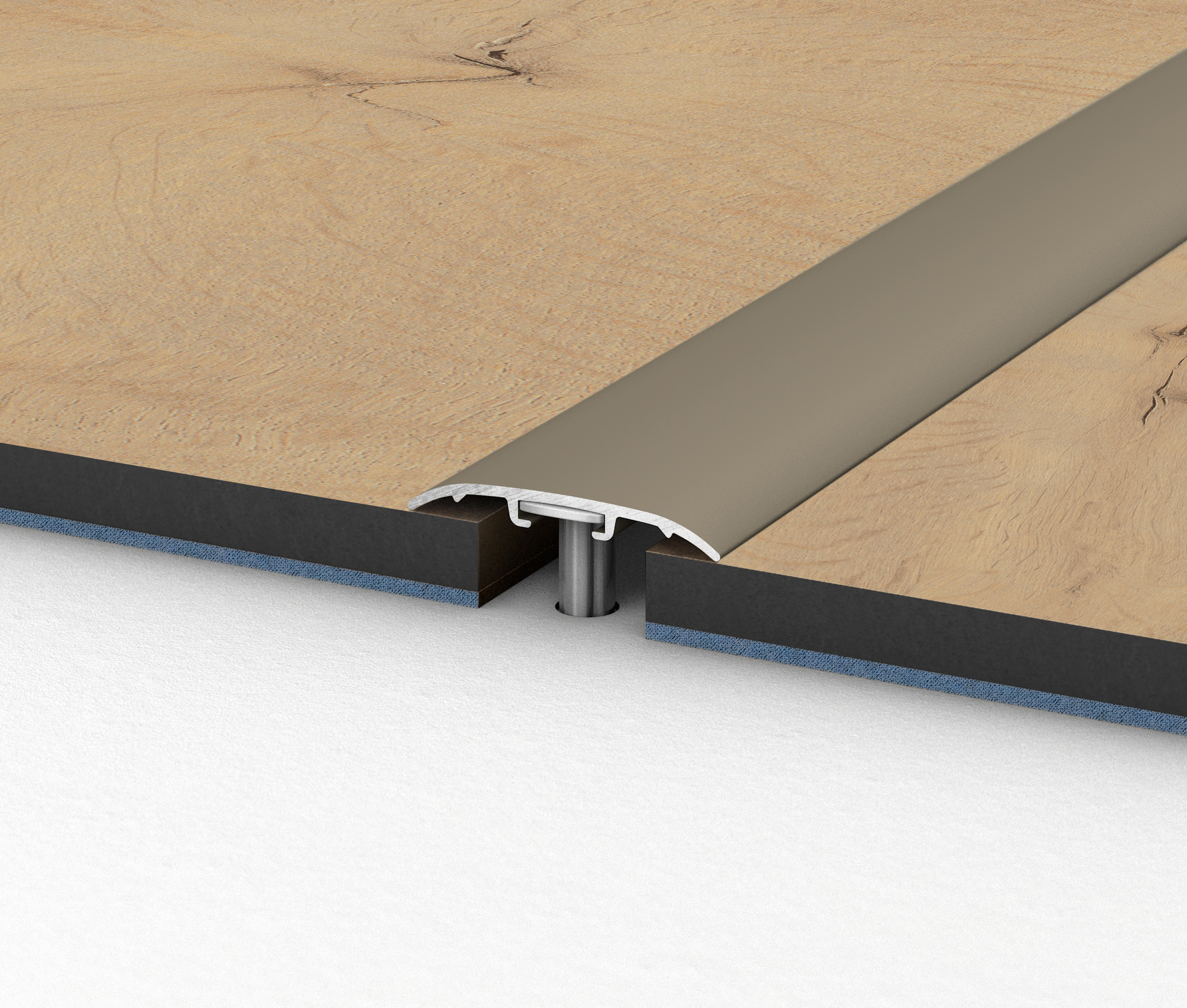 3in1 Metallprofile A002 Edelstahl matt