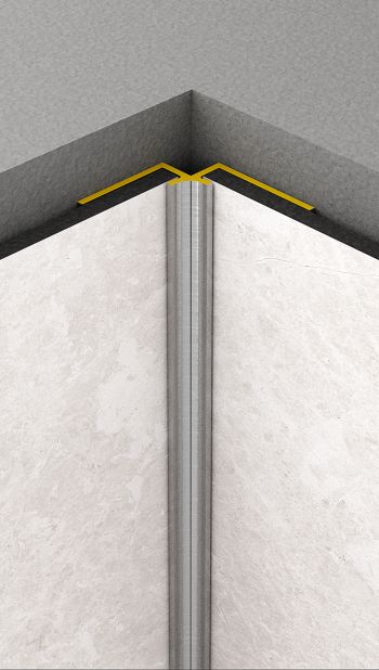 Black internal corner for Rocko Tiles, 2800 mm