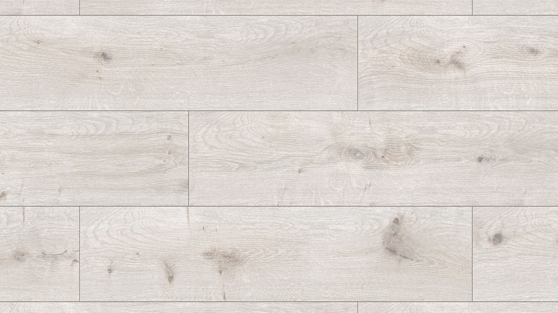 Close-up of Rocko Wide SPC flooring in White Poppy R129 – soft white and light grey woodgrain texture with a natural finish