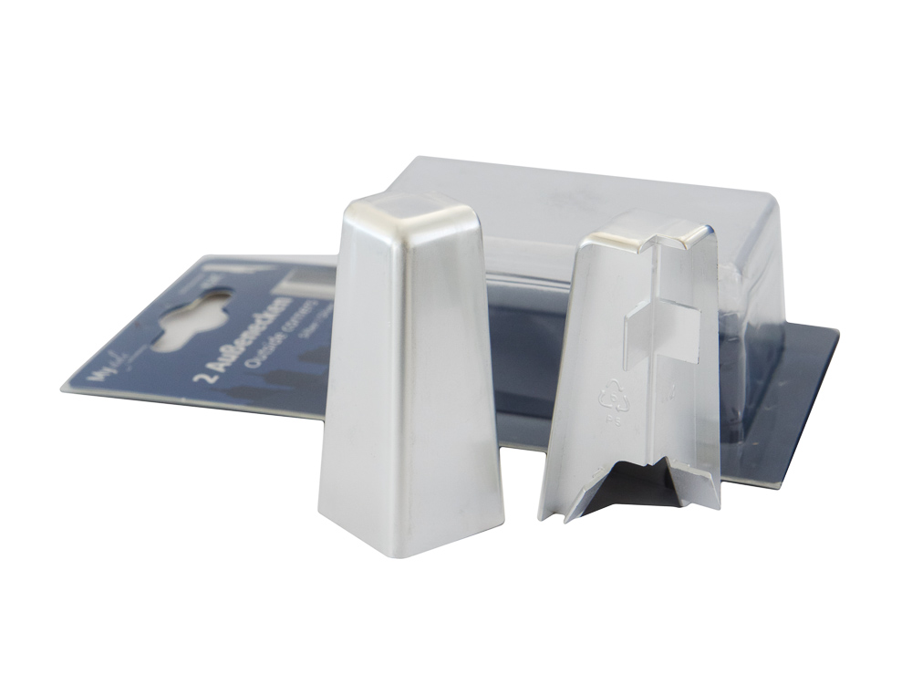 Outside corners K58C, silver (2 pcs)
