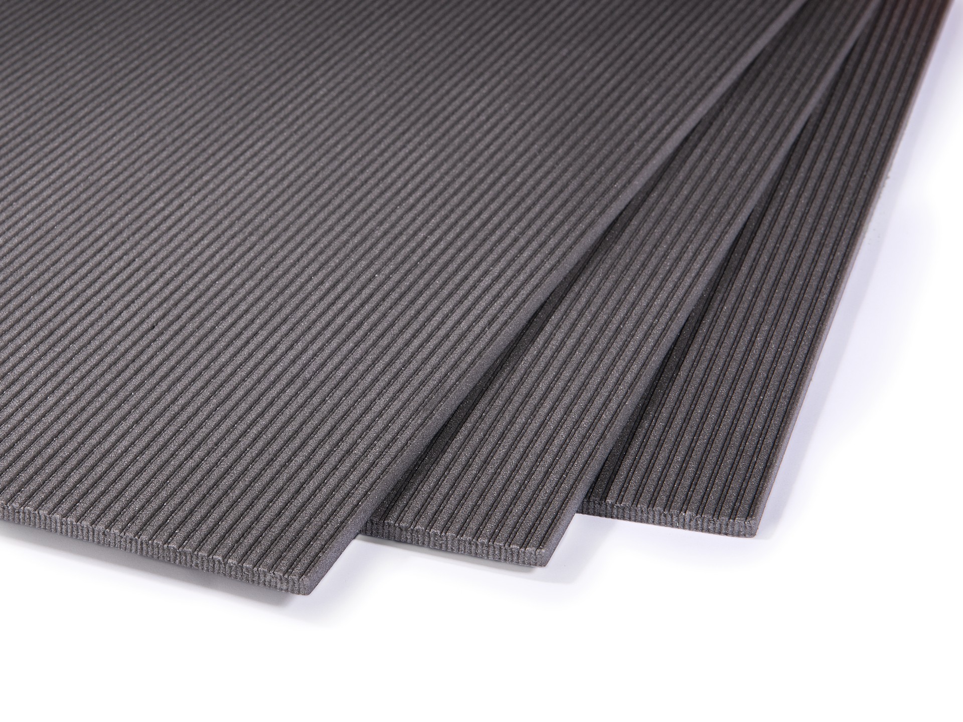 Heat insulating fibre backing for laminate and vinyl 5 mm thick