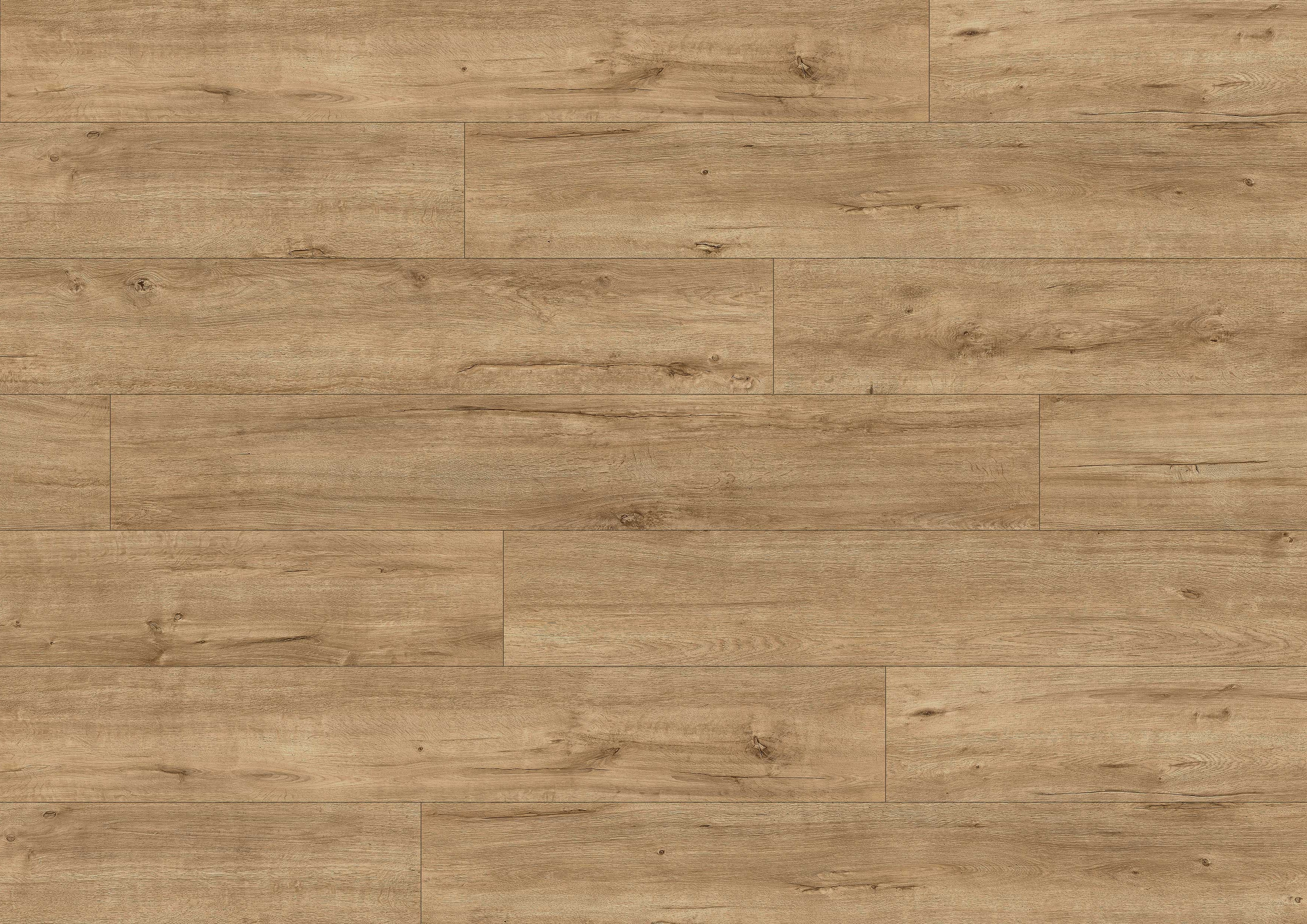 "Close-up of Mushroom Apollo Oak surface – elegant, moisture-resistant laminate with natural oak pattern and AC4 durability