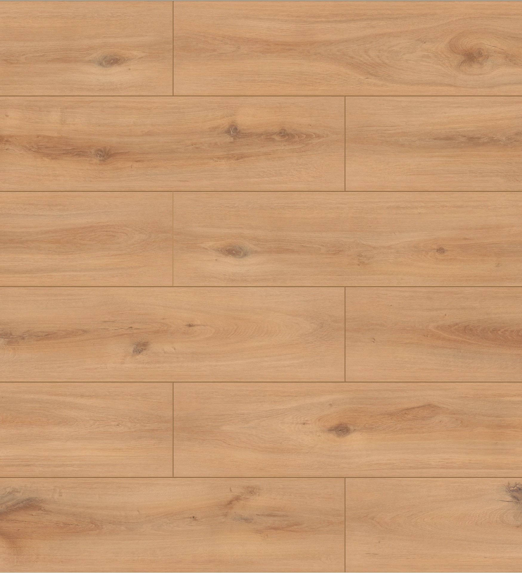 Top-down close-up of K230 Golden Vista Oak laminate flooring – warm golden hues with authentic wood grain texture
