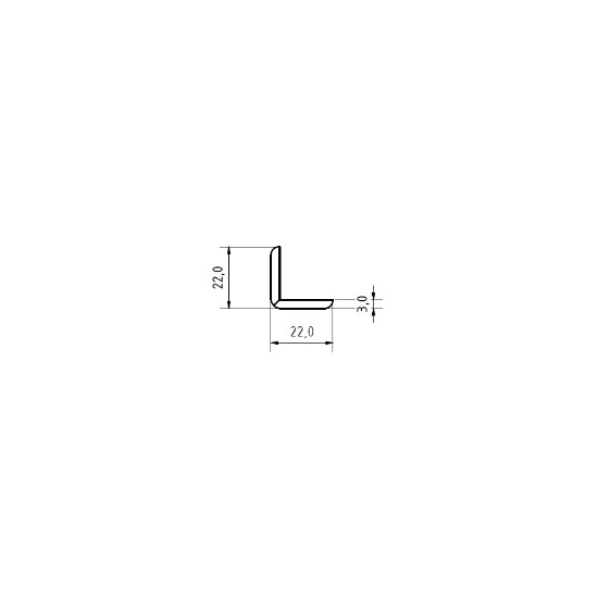 Dimensions of 8836 Skirting Kronowall 3D angel: L22,0 (length) x D3,0 (depth)