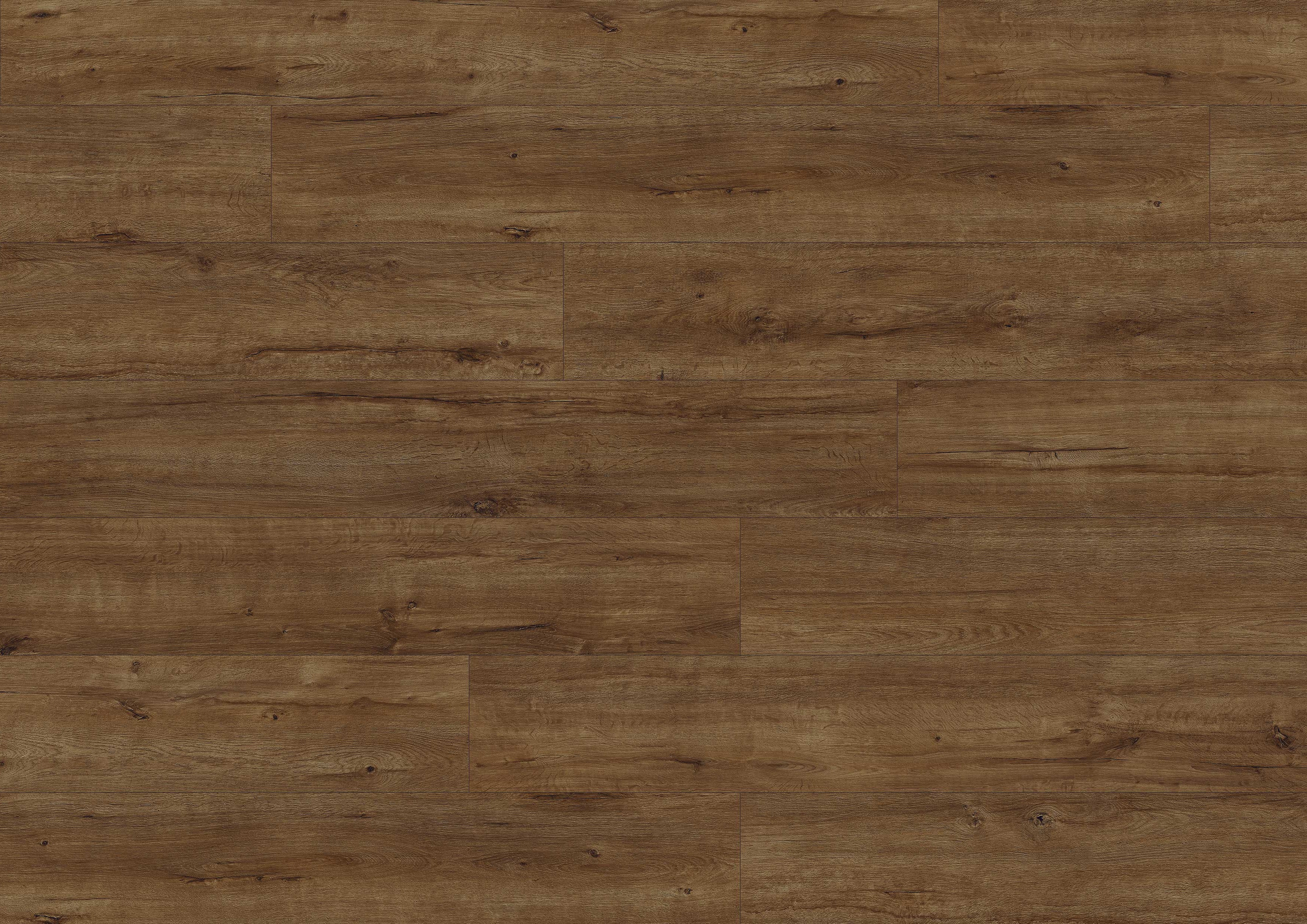 Nahaufnahme des Laminatfußbodens K635 Fawn Apollo Oak mit sanften, rehbraunen Farbtönen und komplizierter Holzmaserung aus der Super Natural Classic® Kollektion
