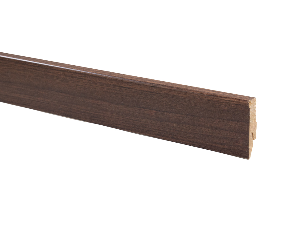 Detailed close-up of 8156 Plastic Skirting Board K58C, showcasing its texture and design.