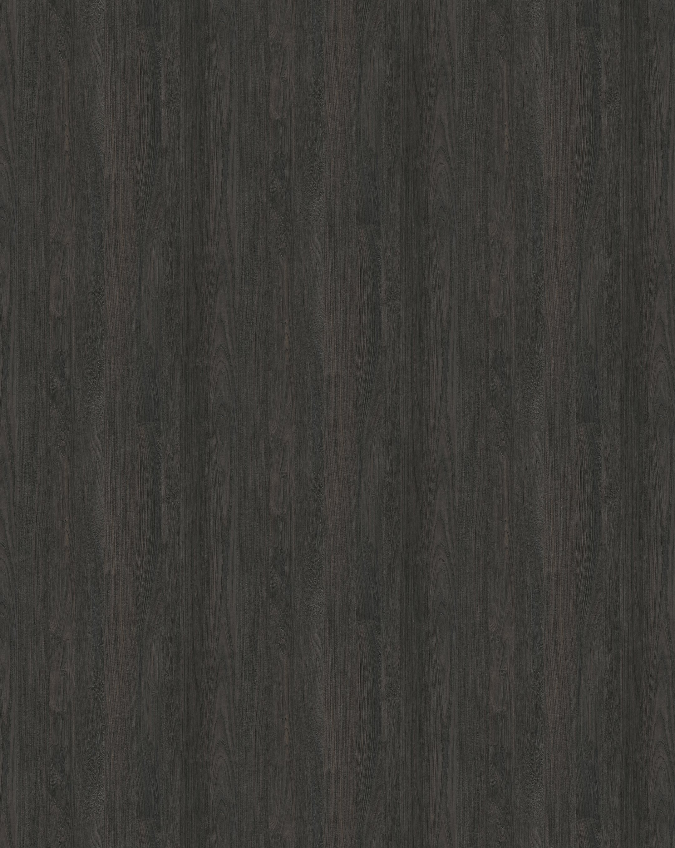 K016 Carbon Marine Wood SU, ein HPL-Arbeitsplattenmuster mit dunklem Holzmaserungsdesign.
