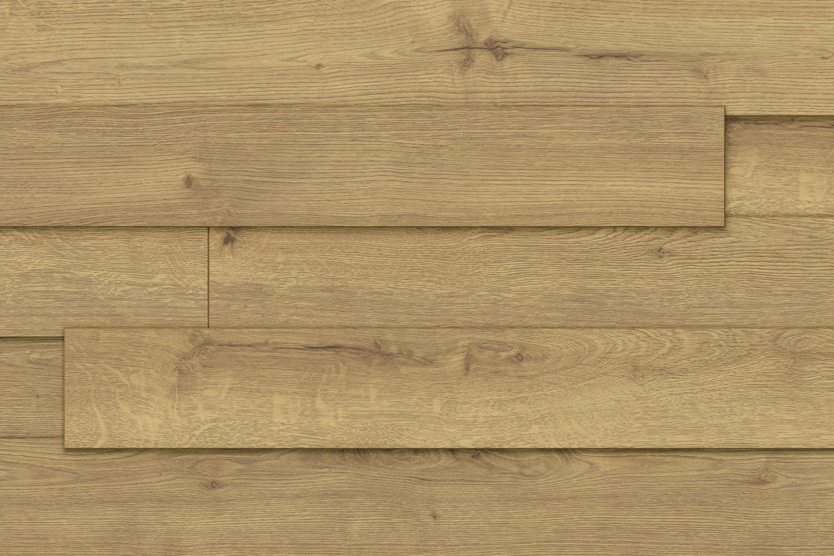 Close-up of K326 Sundance Oak Wall Panel showcasing detailed grain patterns.