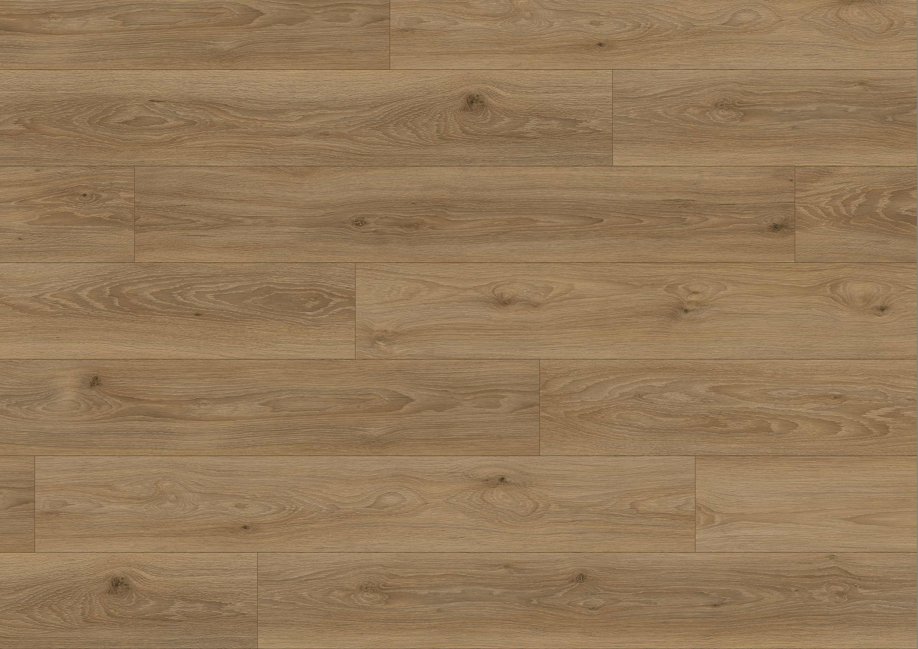 Nahaufnahme des Laminatbodens K625 Wheat Pistachio Oak mit hellen Weizentönen und subtilen grünlichen Schattierungen aus der Super Natural Classic® Kollektion